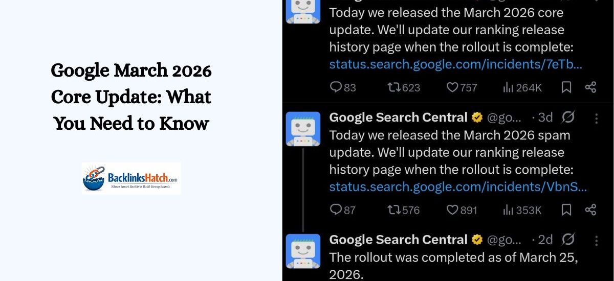 Google March 2026 Core Update