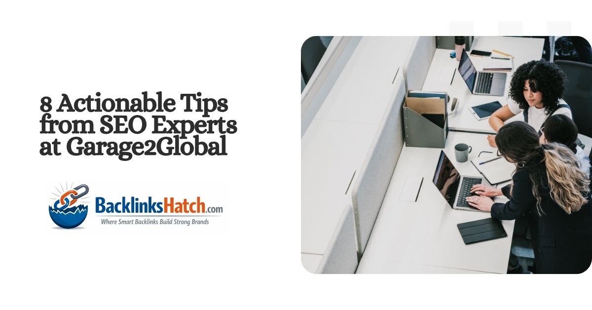 SEO Experts at Garage2Global