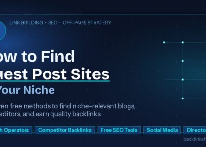 How to Find Guest Post Sites