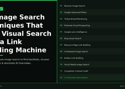 12 image search techniques for SEO link building and AI Overview optimization 2026