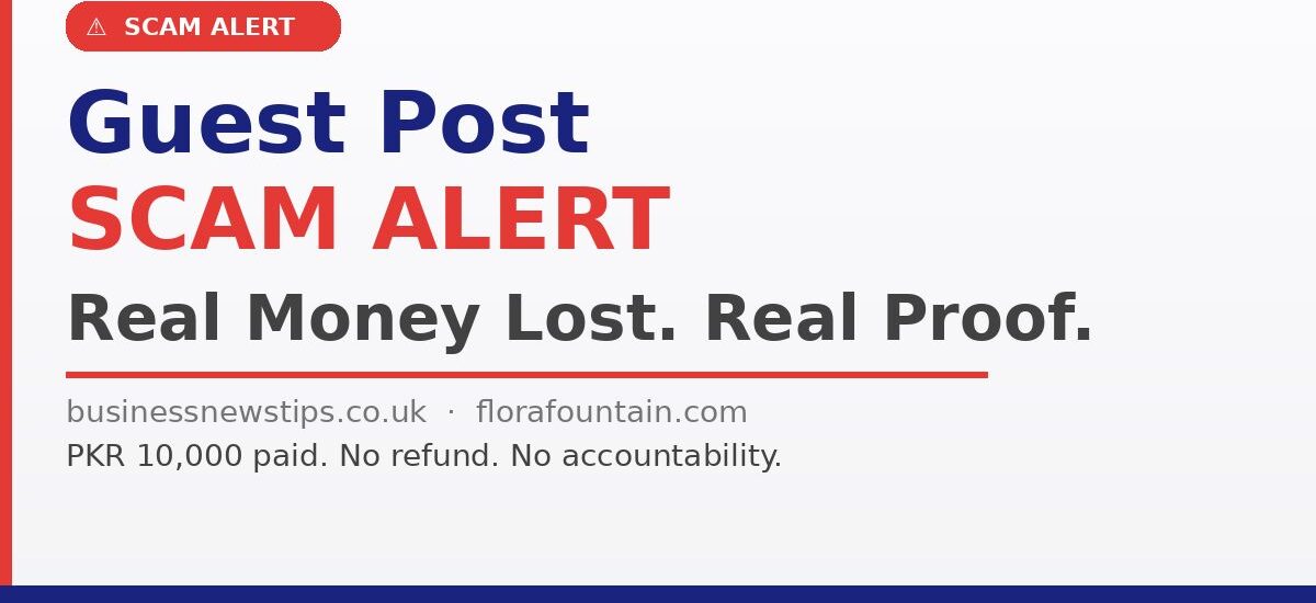 Guest Post Scams