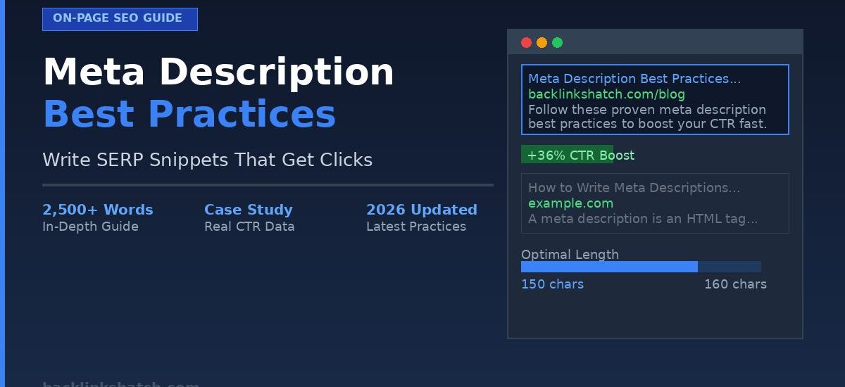 Meta Description Best Practices
